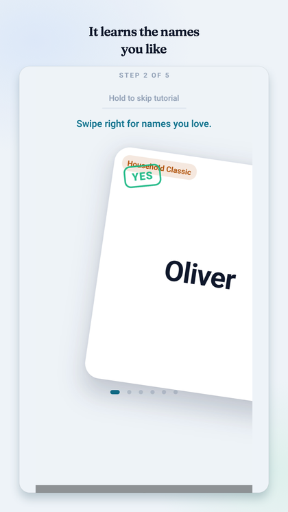 Twofold swipe card with vibe learning and name details